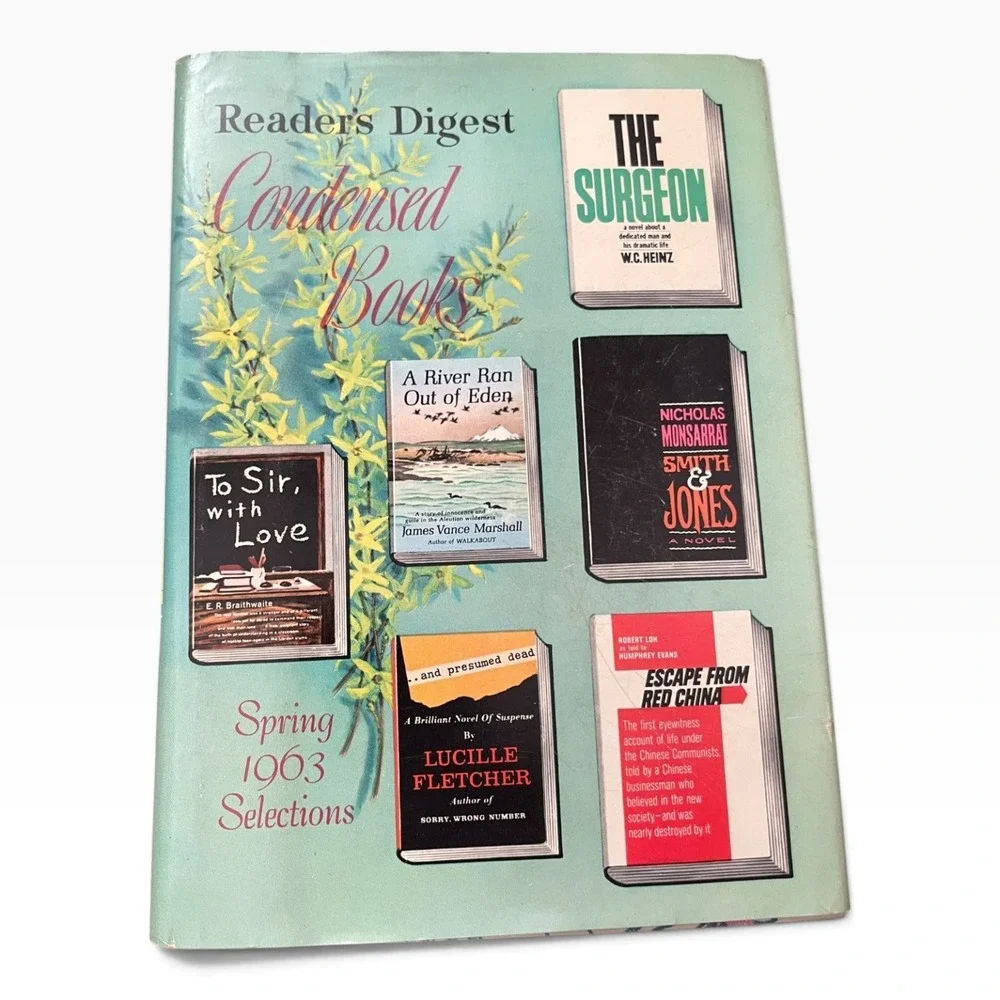 Reader's Digest Condensed Books Spring 1963 Selections Vintage Hardcover Novel